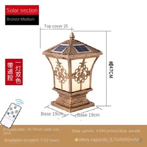 Lampe d'usine professionnelle Led Gate Pillar Light Lighting Prix bon marché - Product Image 5