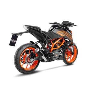 LV-10 sistema di scarico della motocicletta in edizione nera per KTM DUKE 125 2021-2023 modello 18957 - Product Image 2