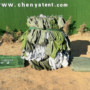 Carpa de Campaña Militar Verde Militar de Fábrica OEM, Resistente, Ligera, Desplegable y de Ensamblaje Rápido - Product Image 6