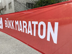 على جانب الطريق قماش إعلان سياج السكريم شبكة بوليستر راية - Product Image 4