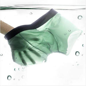 Ropa interior ultrafina transpirable <span class=keywords><strong>Invisible</strong></span> sin rastro para <span class=keywords><strong>hombre</strong></span> de talla grande, bóxer de seda helada, Calzoncillos Bóxer transparentes - Product Image 2