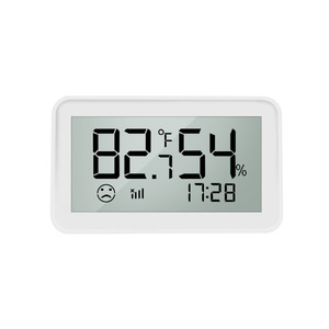 <b>Smart</b> Home Temperature Humidity Sensor Wi-Fi Battery Powered Indoor <b>Electronic</b> Monitor With Slide Design For <b>Smart</b> Home Control - Product Image 4