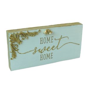 Decoración del hogar, efecto de Metal, letras doradas, letreros de resina, este es nuestro lugar, bloque de palabras de poliresina, decoración de mesa - Product Image 4