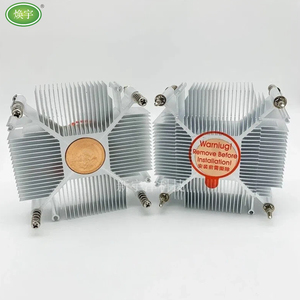 Refroidisseur de processeur à noyau en cuivre massif <span class=keywords><strong>AVC</strong></span> pour Intel LGA 1200/1151/1155, ventilateur silencieux PWM à 4 fils avec contrôle de la température pour ordinateur de bureau - Product Image 3