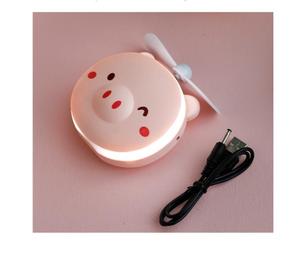 Specchio cosmetico ricaricabile portatile a LED Mini luce di riempimento specchio cosmetico a ventaglio - Product Image 6