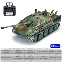 1/16 Heng Long 3869-1 allemand Jagdpanther 2.4G infrarouge bataille BB Airsoft fumée lumière son acier métal chenille RC réservoir modèle jouet