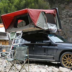 Tente de toit professionnelle pour voiture de tourisme, prix usine OEM, design coque rigide économique, quatre saisons, camouflage, une chambre - Product Image 4