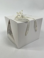 Promotion en ligne pour 4/6/8 pouces Boîte à gâteau d'anniversaire transparente à main pour emballage de mousse en couches Produit à succès pour le shopping