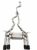 Système d'échappement Catback Performance en Acier Inoxydable pour BMW F80 M3 F82 M4 S55 avec Contrôle à Distance et Valve Électronique