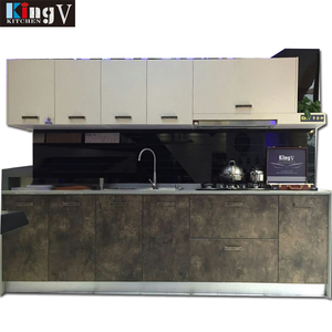 Kikngv Modern Design Custom Nieuw Model Luxe Laminaat Keukenkast Glazen Deur Hoogglans En Matte Deuren Keukenkast - Product Image 6