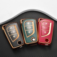 Nouvel arrivage de housse de clé de voiture en TPU pour Toyota Auris Corolla Avensis Verso Yaris Aygo Scion TC IM Camry RAV4 3 4 boutons