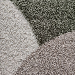Tissu en fausse fourrure Teddy doux 100 % polyester color-block, directement de l'usine, textile peluche doux pour vêtements, animaux en peluche et couvertures - Product Image 1