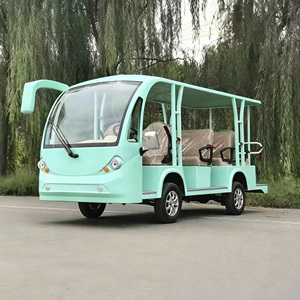 Vehículo Eléctrico Comercial <span class=keywords><strong>de</strong></span> 4 Ruedas para Turismo, Autobús <span class=keywords><strong>de</strong></span> Gran Capacidad para Transporte <span class=keywords><strong>de</strong></span> Turistas en Sitios Turísticos y Aeropuertos - Product Image 5