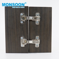 MONSOON Charnières dissimulées pour meubles de cuisine, charnières à fermeture amortie pour portes de placards et charnières pliantes pour meubles
