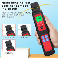 COMPTYCO AUA-507/505 – Identificateur de fibre optique avec testeur OPM VFL RJ45, lumière LED, détecteur de fibre optique active FTTH, équipement de fibre optique