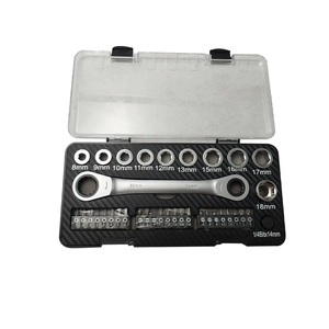 Kit de <span class=keywords><strong>clé</strong></span> <span class=keywords><strong>à</strong></span> douille <span class=keywords><strong>à</strong></span> <span class=keywords><strong>cliquet</strong></span> pour réparation automobile, outil <span class=keywords><strong>à</strong></span> main, boîte <span class=keywords><strong>à</strong></span> outils <span class=keywords><strong>à</strong></span> main, kit de clés <span class=keywords><strong>à</strong></span> douille, 1/4 pouces, 36 pièces/ensemble - Product Image 1