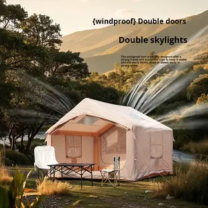 <span class=keywords><strong>Tente</strong></span> gonflable <span class=keywords><strong>de</strong></span> <span class=keywords><strong>toit</strong></span> entièrement automatique pour 6-8 personnes, en tissu Oxford, pour camping en plein air et équipement <span class=keywords><strong>de</strong></span> conduite autonome personnalisé - Product Image 3