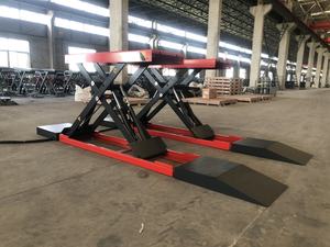 Trihero harga pabrik 4000kg penjualan laris gunting mobil hidrolik 1200mm 1400mm 1600mm pengangkat gunting bergerak untuk dijual - Product Image 3