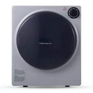 220V Tumble Dryer 4kg 5kg Smart Electric Heated Clothes Dryer Clothes Drying Machine For Home