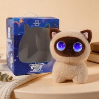 Jouet interactif parlant en peluche sur le thème du chat, AI transfrontalier, pour table, compagnon de jeu, éducation précoce, pour les 2-14 ans, fabriqué en Chine