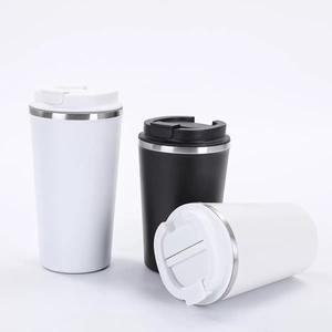 Gobelet isotherme en acier inoxydable Yongkang 304 avec couvercle rabattable, tasse de voyage droite, tasse à café portable - Product Image 4