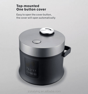 1.6L Mini Rice <b>Cooker</b> With Portable Handle Digital Touch Screen for Cooking Soup Porridge Keep Warm Compact Design for Por - Product Image 2