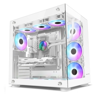 AntarcChill Popular Gaming Computer Cases Desktop Computer Case ATX USB3.0 PC Desk Case Casin Cabinet PC Casing