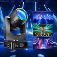 Projecteur à tête mobile 295W LED blanc 16 canaux DMX512 2 prismes 13 gobos IP33 Garantie 1 an Sharpy pour scène