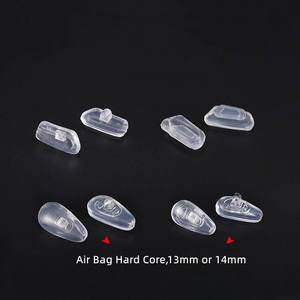 Bantalan Hidung Silikon Sekrup Optik Air Bag Hard Core untuk Kacamata <span class=keywords><strong>Sunglasses</strong></span> Eyewear - Product Image 2