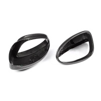 Coques de rétroviseurs en fibre de carbone sèche préimprégnée de style OEM de haute qualité pour Porsche 718 982 Cayman Boxster 2016 à 2021 LHD