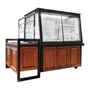 ตู้โชว์เค้กตู้โชว์เบเกอรี่ชั้นแสดงขนมปังขนาดกำหนดสีได้เอง - Product Image 1