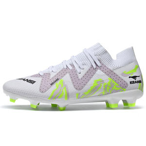 Chaussures de football TF transfrontalières pour hommes enfants jeunes chaussures d'entraînement ongles cassés gazon artificiel AG <span class=keywords><strong>cuir</strong></span> à ongles pour été hiver - Product Image 4