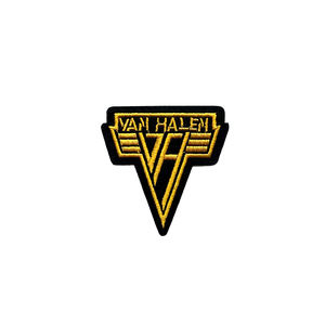 Kustom tambalan grosir dibuat besi pada Transfer panas persegi nama merek kustom bordir musik Patch untuk Tshirt tas - Product Image 3