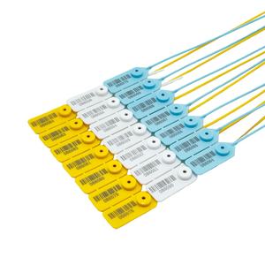 Пластиковая пломба HS-PS 6007 одноразовая, высокозащитная, для курьерских пакетов и логистических перевозок - Product Image 1