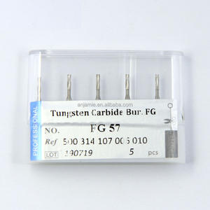 Đầu mài nha khoa hình trụ, cắt thẳng, 5 cái/hộp - Product Image 2