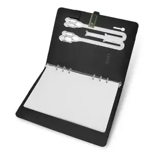 Angepasst A5 Leder Smart Wireless Charging Planer Tagebuch Notebook Mit Usb-Stick