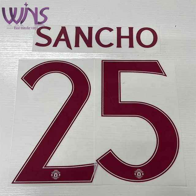 红魔曼彻斯特ustadium主场25号桑乔足球球衣号牌及名称