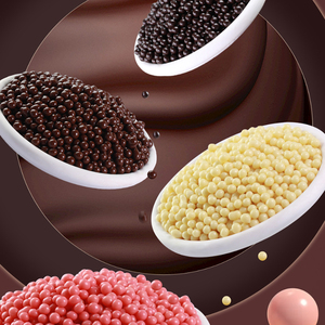 <strong>Chocolate</strong> Crispy Pearl Cocoa Butter <strong>Chocolate</strong> Rice Crispy <strong>Balls</strong> Baking Decoration for Cake Bread Ice Cream - Product Image 3