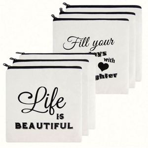 Cotton Square <b>Small</b> Cloth <b>Wallet</b> Custom Pattern Key Mobile Phone Zipper Storage Pencil Case Cosmetic Bag - Product Image 4