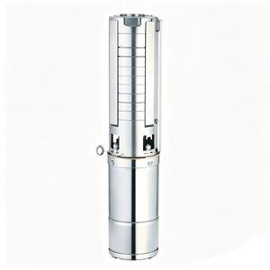 <span class=keywords><strong>Pompe</strong></span> <span class=keywords><strong>solaire</strong></span> submersible JSC 4'' 1.8KW-2.5KW pour puits profond, hauteur de refoulement max. 271m, débit élevé, impeller en acier inoxydable pour l'irrigation agricole et l'abreuvement du bétail - Product Image 1