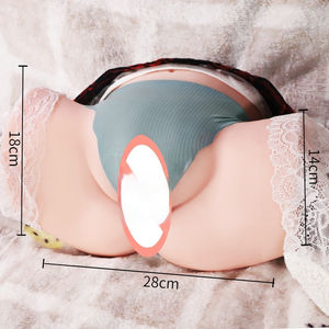 Yetişkin Bebekleri Telaffuzu Yarım Gövdeli Büyük Kalçalı Vajinal Anal Çift Kanallı Güçlü Titreşimli Gerçek Dokunuşlu Mastürbasyon Oyuncağı Seks Bebeği - Product Image 5