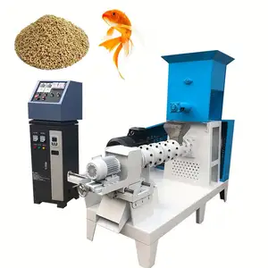 Precio directo de fábrica, máquina extrusora de pellets de alimento para peces flotantes, máquina para hacer piensos para plantas