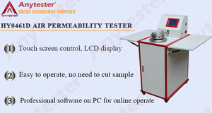 Hy0611 Luchtdoorlaatbaarheid <span class=keywords><strong>Tester</strong></span> Met Touchscreen Controle - Product Image 3
