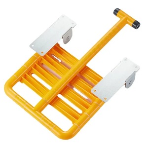 Tabouret de bain pliant mural, capacité de charge de 250 Kg, siège en plastique antidérapant pour personnes âgées et handicapées, équipement de sécurité pour salle de bain - Product Image 5