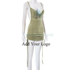 Moda mujer estilo sin mangas cordón vestido sin espalda <span class=keywords><strong>micro</strong></span> sexy <span class=keywords><strong>mini</strong></span> vestido de una pieza ropa de club para mujeres 2025 - Product Image 3