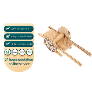Chariots de jouets en bois de chariot, jouets éducatifs en bois pour enfants de chariot, jouets de chariot, chariots de jouets de loisirs pour enfants, chariot push-pull - Product Image 1