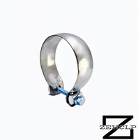 Collier de serrage d'échappement sphérique robuste en acier inoxydable 304, métrique, type boule, pour voitures et camions de luxe européens, avec boulon à ressort, personnalisé OEM, vente en gros