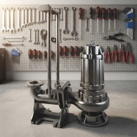 Pompe submersible à accouplement automatique pour eaux usées, Pompe submersible à accouplement automatique, Pompes industrielles pour eaux usées, Kit d'accouplement automatique