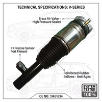 Kit d'amortisseur de suspension pneumatique avant droit pour Volvo XC90 XC60 à vendre, référence OEM 31451834, pièces de ressort pneumatique et d'amortisseur à air en promotion