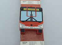 Tu diseño PVC Bus Shape USB Flash Stick PVC 2D 3D Diseño 2GB 4GB 8GB 16GB USB 2,0 Chile Bus Pen Drive